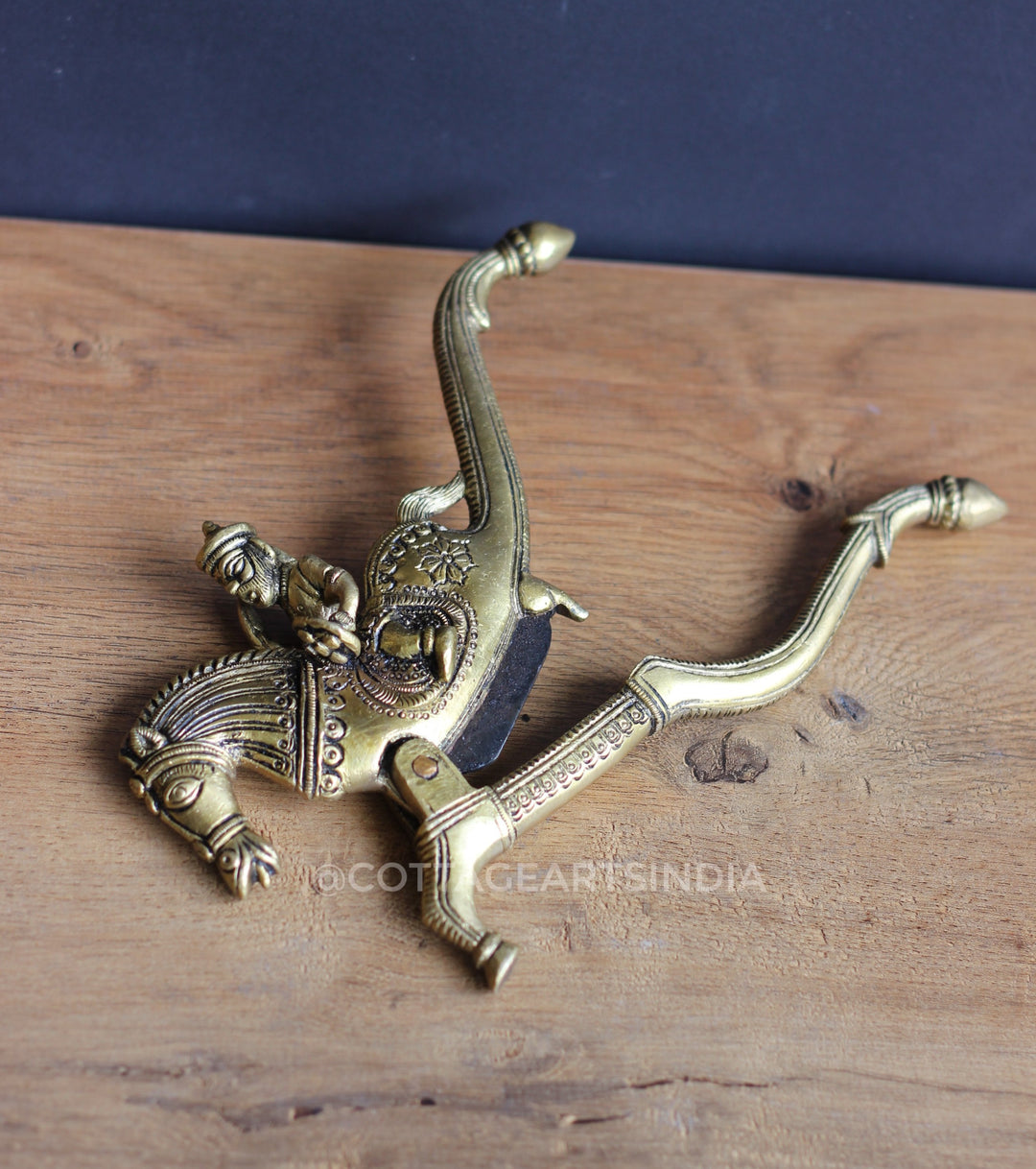 Brass Nutcracker Horse Design