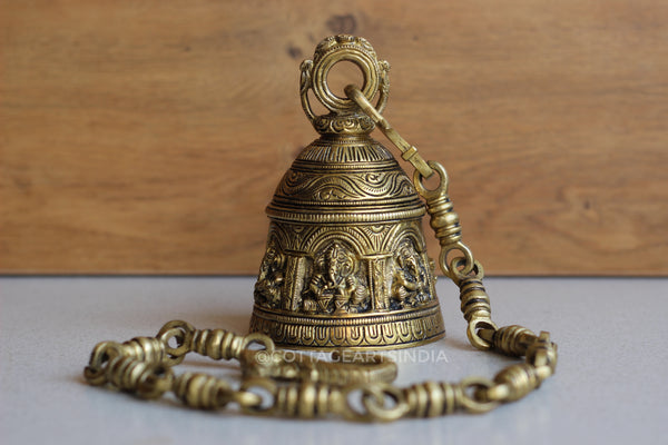 Brass Ganesha Bell