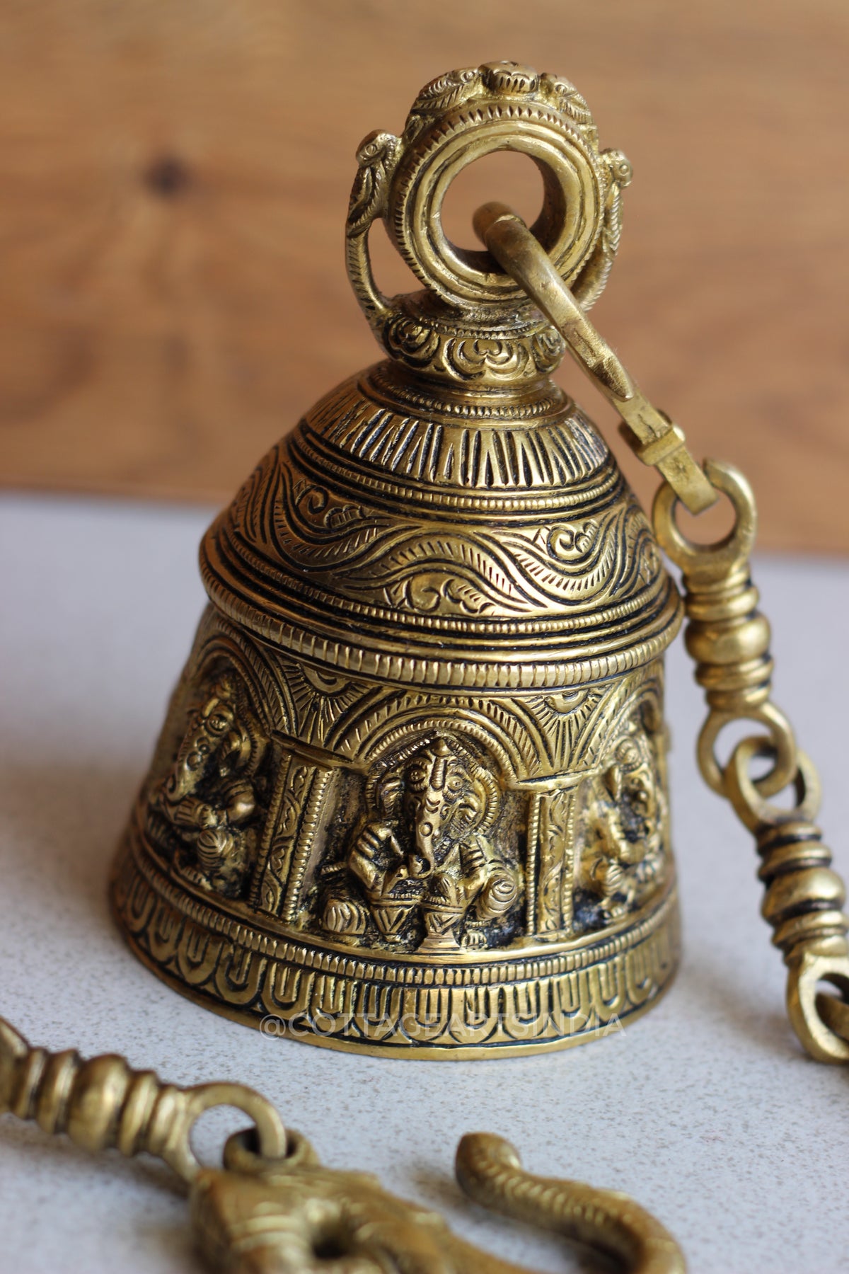 Brass Ganesha Bell