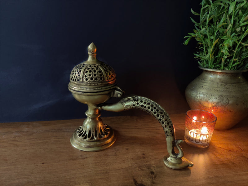 Brass Round Dhoop Dani