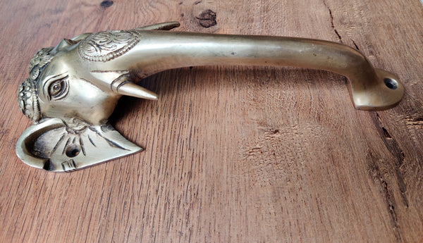 Brass Elephant Door Handle