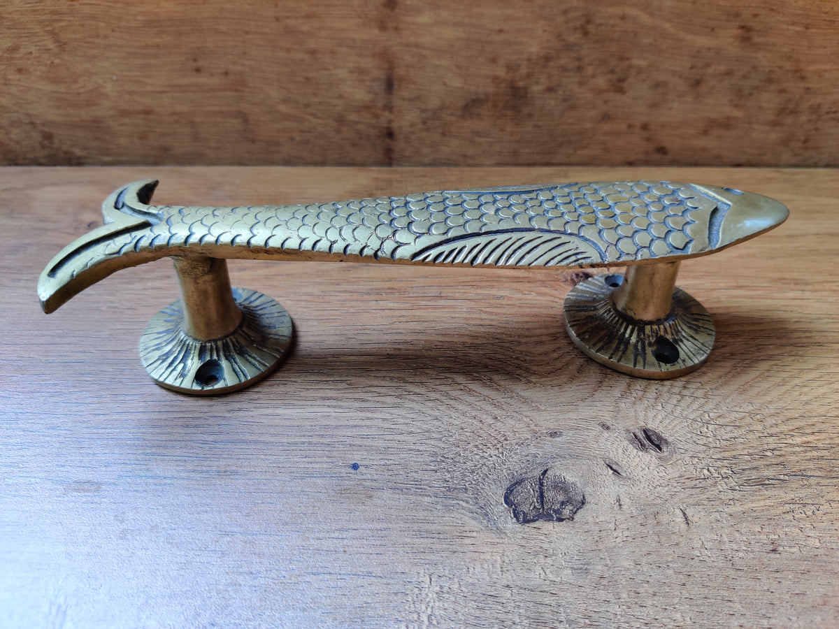 Brass Fish Door Handle (PAIR)