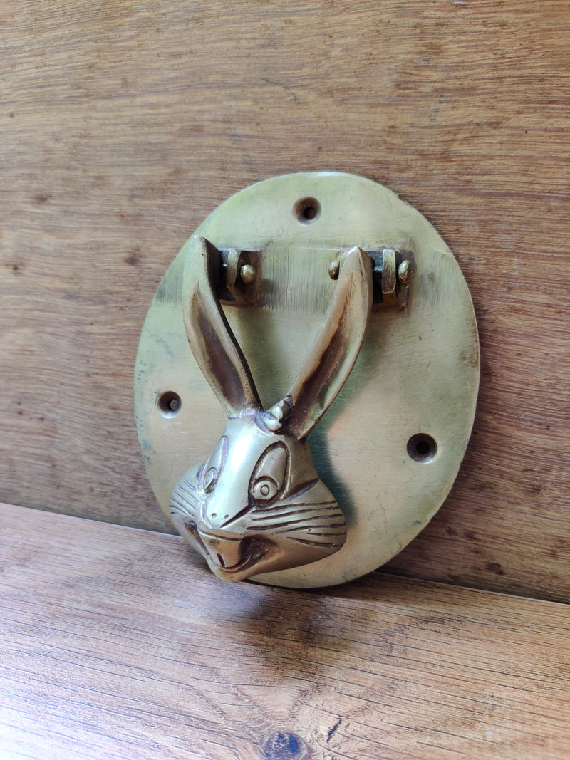 Brass Bunny Door Handle