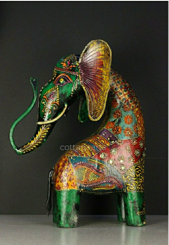 Wooden Elephant 10"