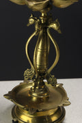 Brass Oil Diya Peacock