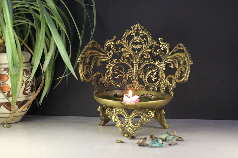 Brass Jaali Design Urli