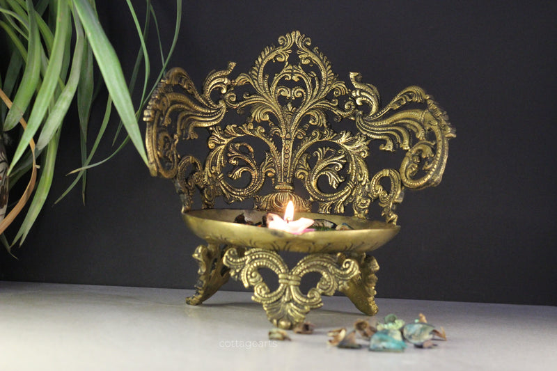 Brass Jaali Design Urli