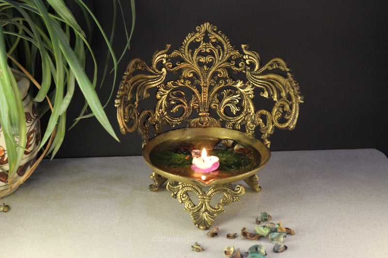 Brass Jaali Design Urli