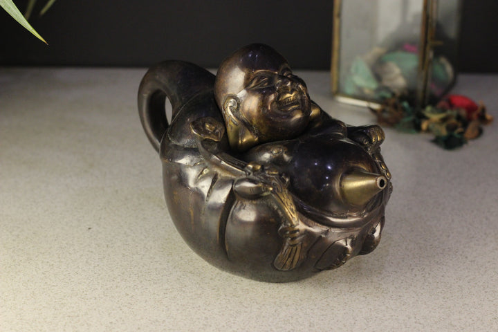 Brass Happy Face Kettle