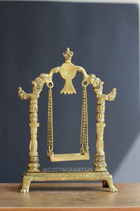 Brass Swing 12 Inch | Handcrafted Traditional Brass Jhula