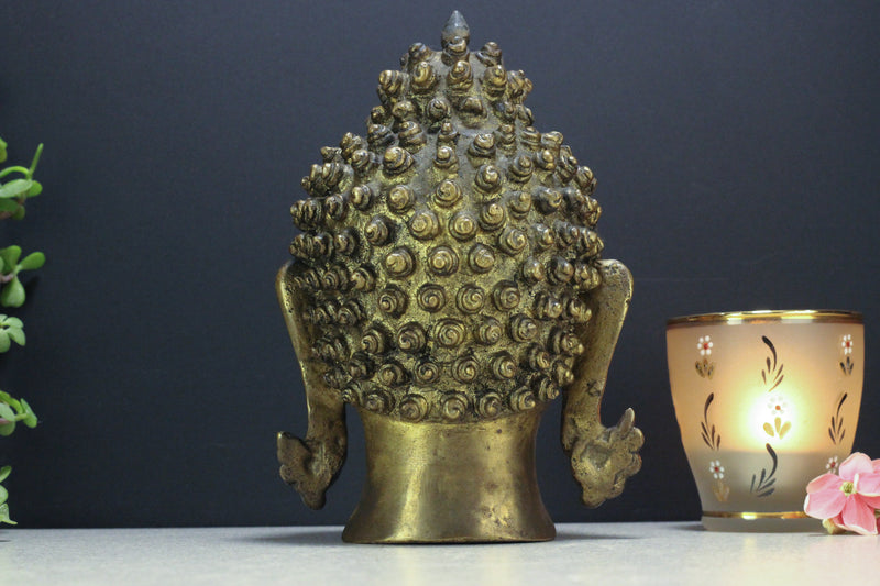 Brass Buddha Head