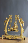 Brass Krishna on Swing