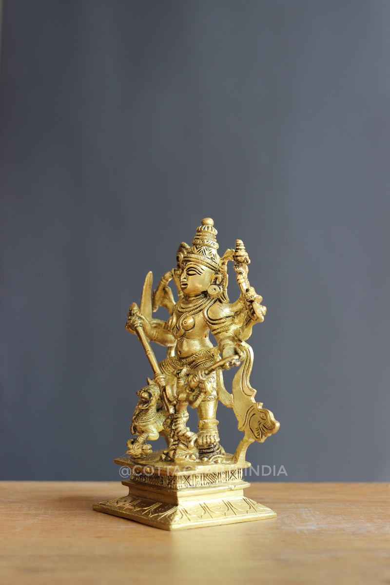 Brass Durga, Mahishasura Mardini