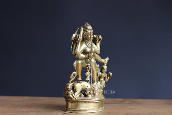Brass Mahishasura Mardini, Goddess Durga