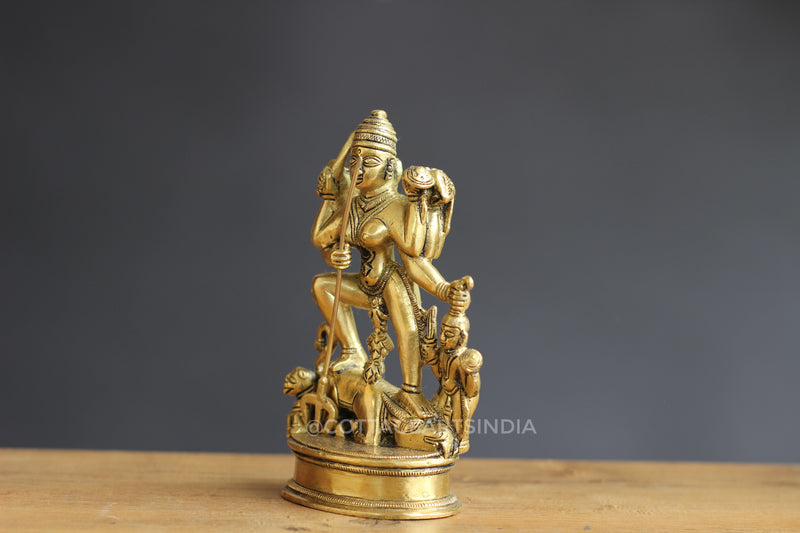 Brass Mahishasura Mardini, Goddess Durga