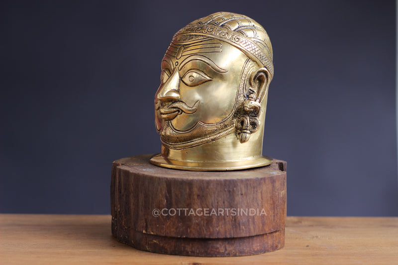 Brass Shiva Mukhlingam