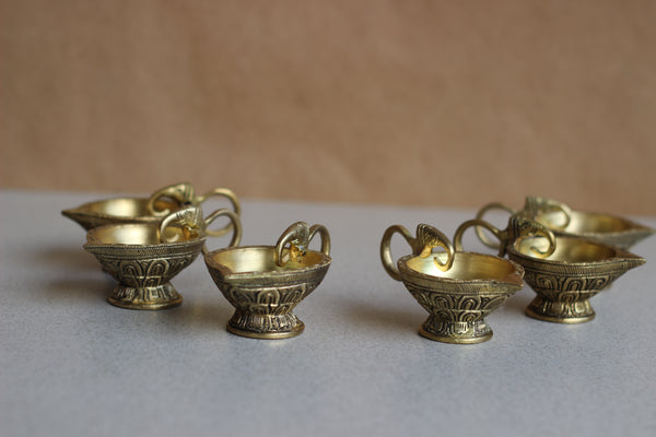 Small Size Brass Oil Diya Each