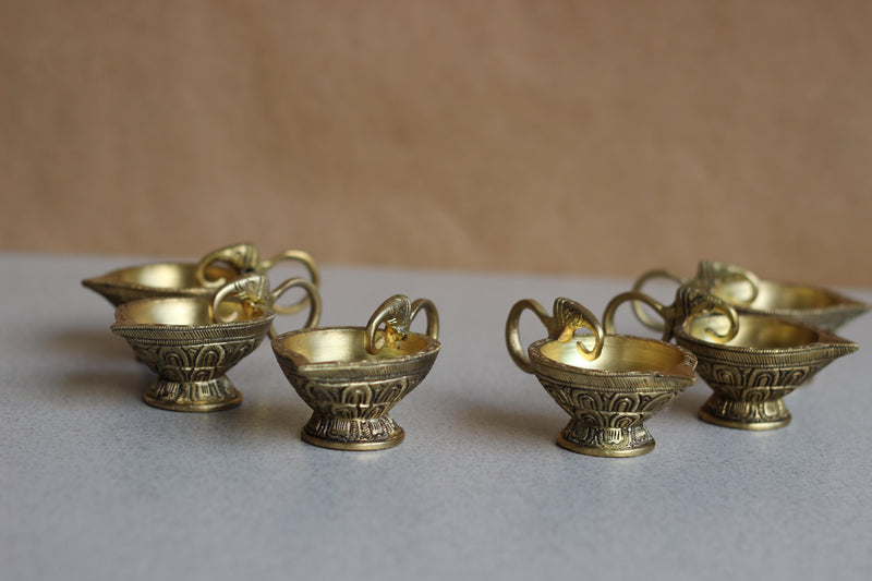 Small Size Brass Oil Diya Each
