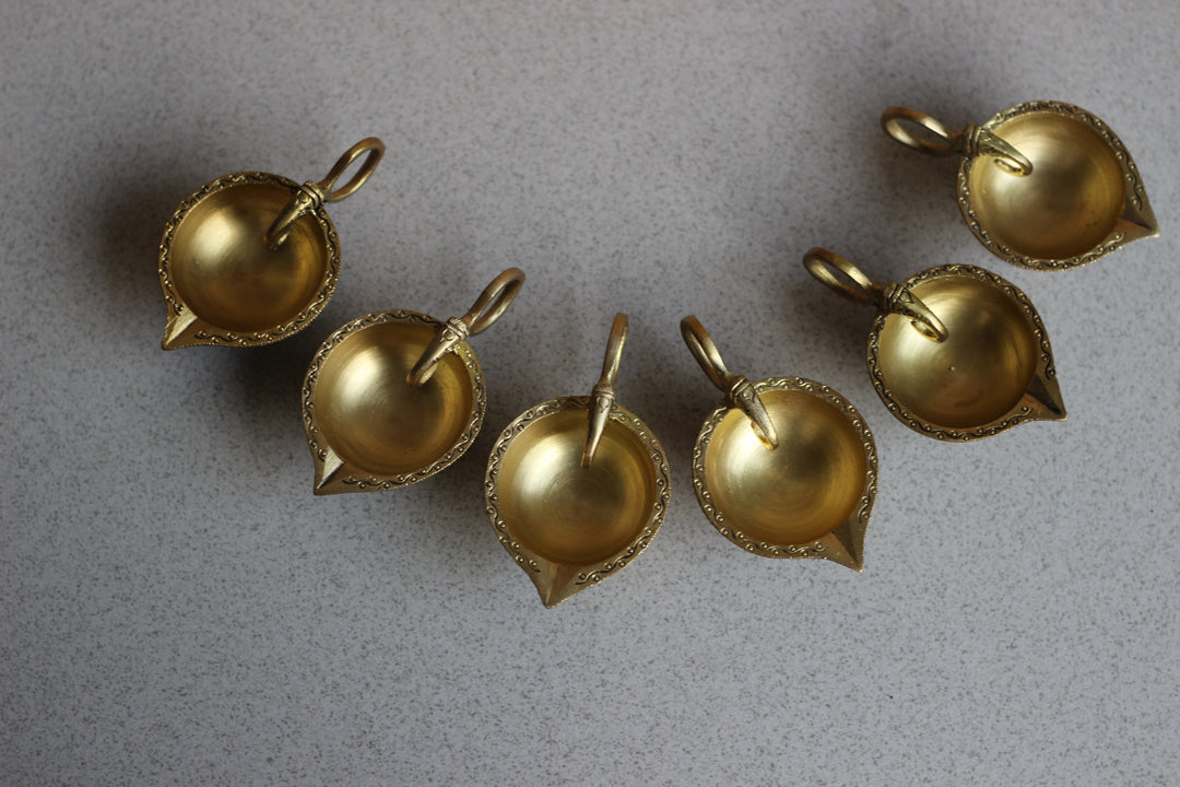 Small Size Brass Oil Diya Each