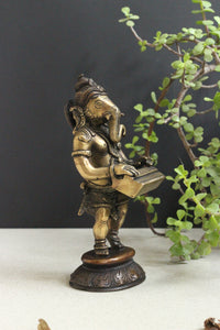 Brass Musical Ganeshas | Handcrafted Dancing Ganesh Musicians Collection