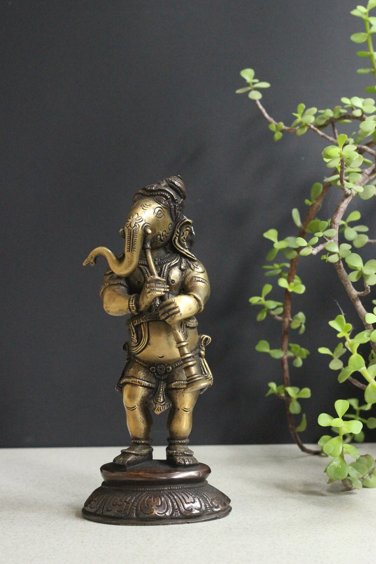 Brass Musical Ganeshas | Handcrafted Dancing Ganesh Musicians Collection