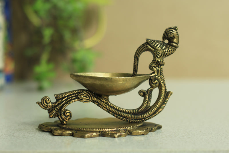 Annapakshi 4'' Oil Lamp