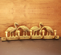 Brass Key Hangers-Coat Hooks Cranes