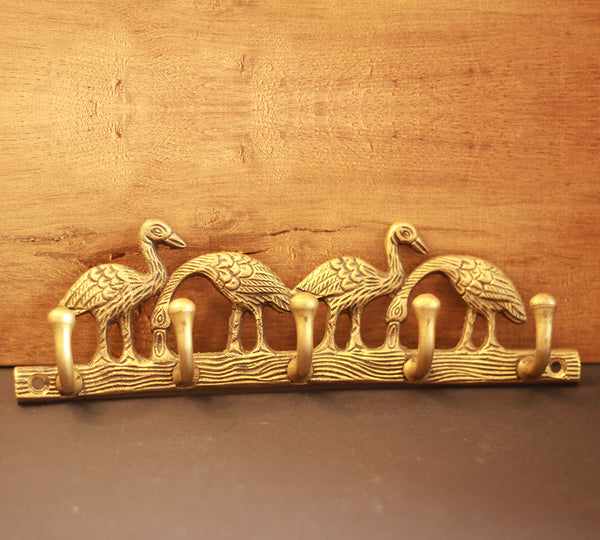 Brass Key Hangers-Coat Hooks Cranes
