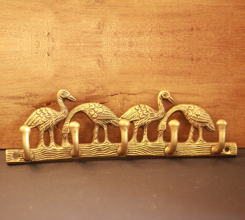 Brass Key Hangers-Coat Hooks Cranes