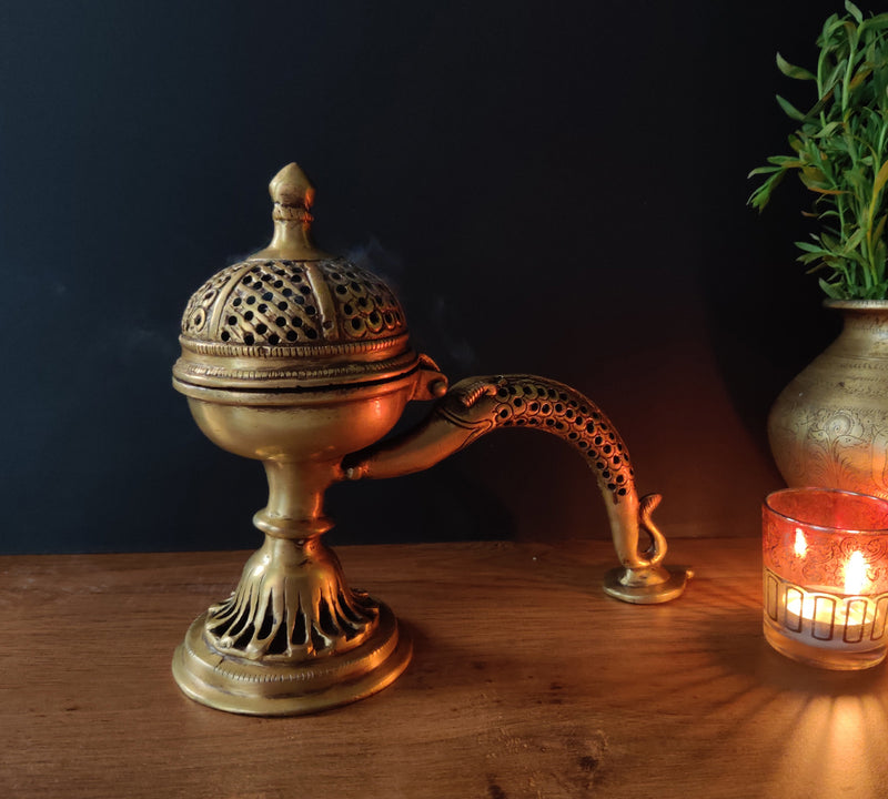 Brass Round Dhoop Dani