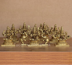 Brass Ashta lakshmi (Set of 8 Lakshmi)