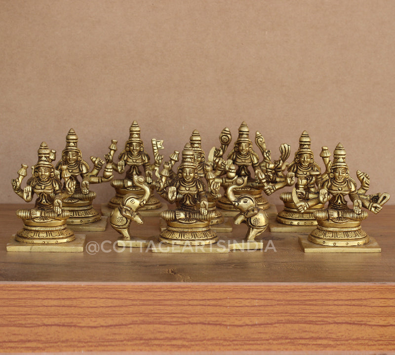 Brass Ashta lakshmi (Set of 8 Lakshmi)