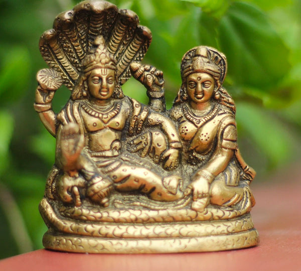 Brass Narayana /Vishnu Laxmi