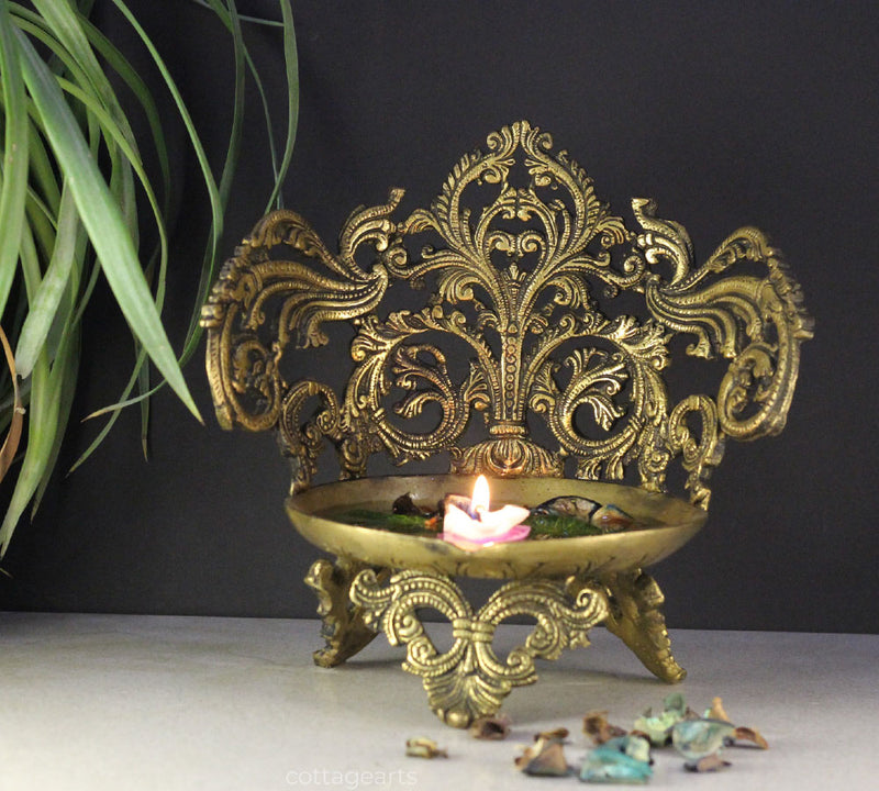 Brass Jaali Design Urli