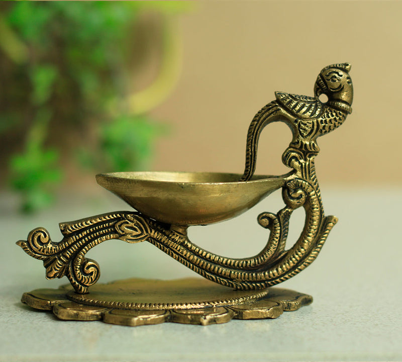 Annapakshi 4'' Oil Lamp