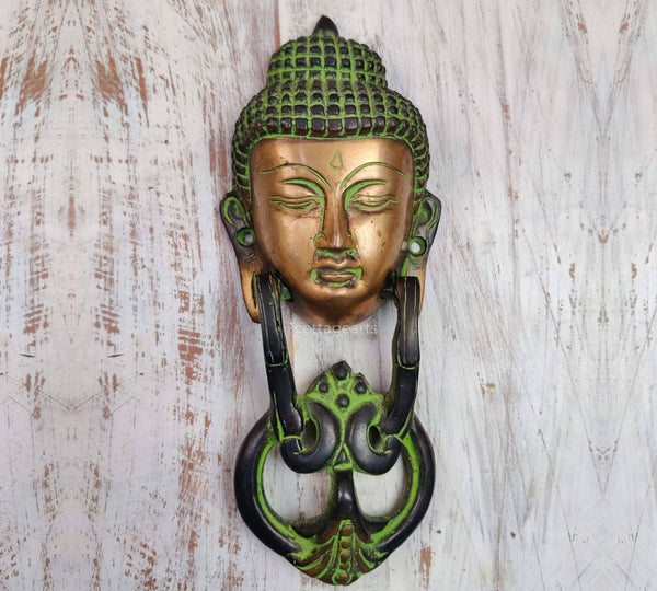 Brass Buddha  Door Knocker