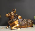 Brass Nandi Carving Work