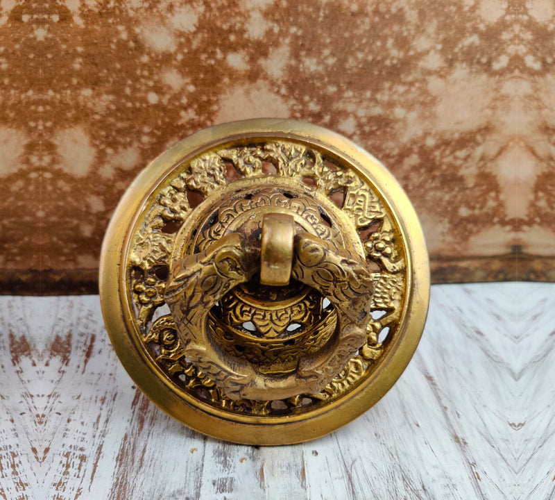 Brass Tibetan Door Knocker