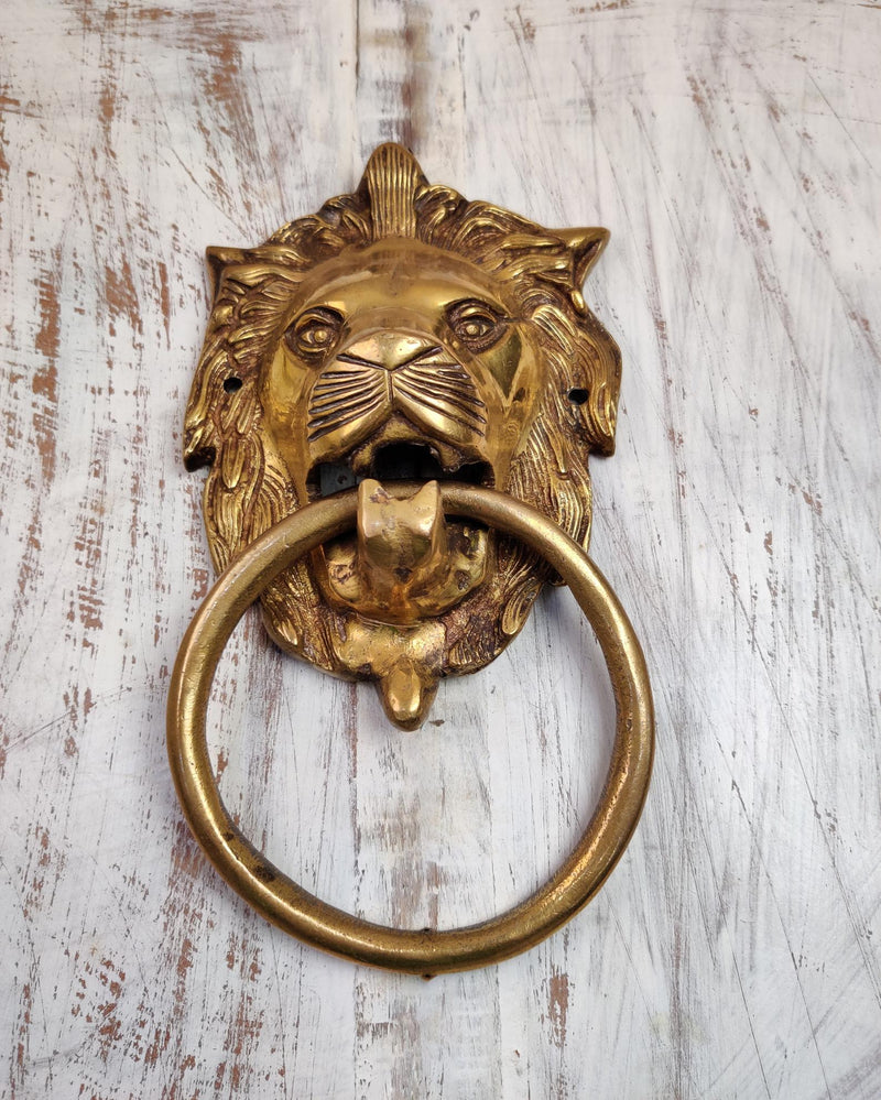 Brass Lion Door Knocker