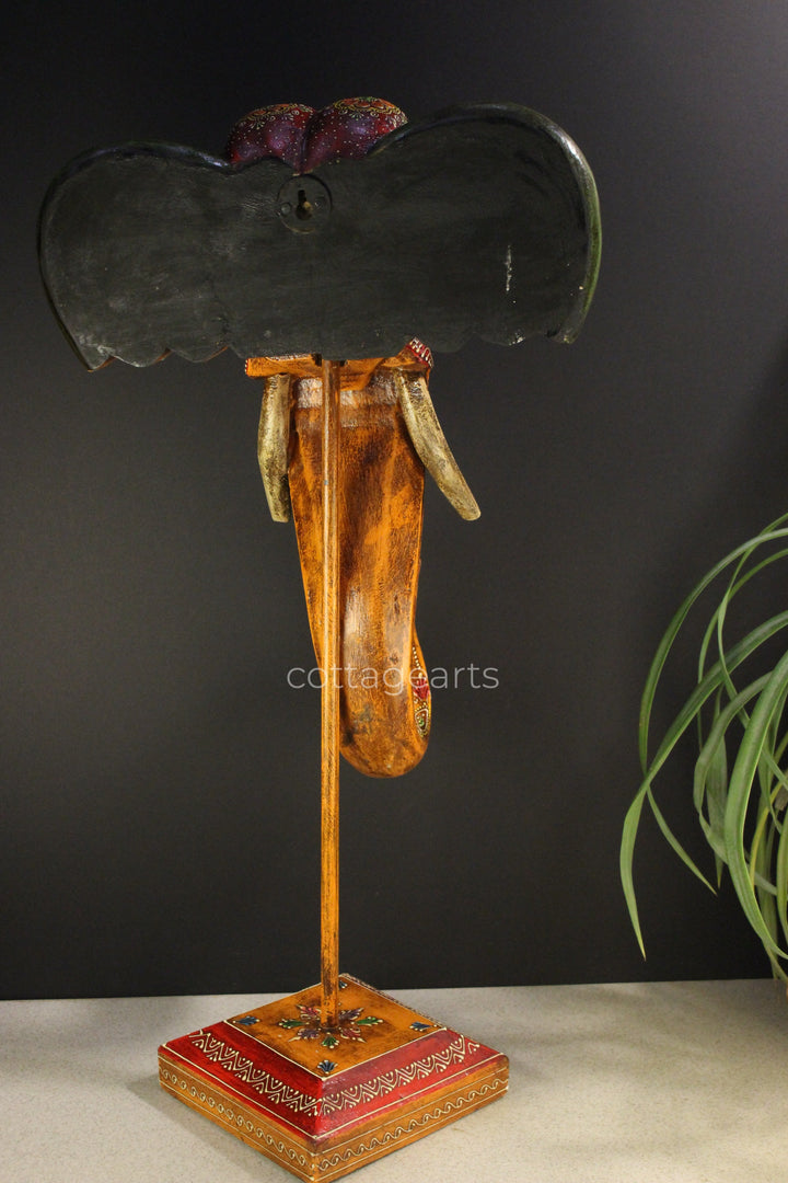 Wooden Elephant Mask