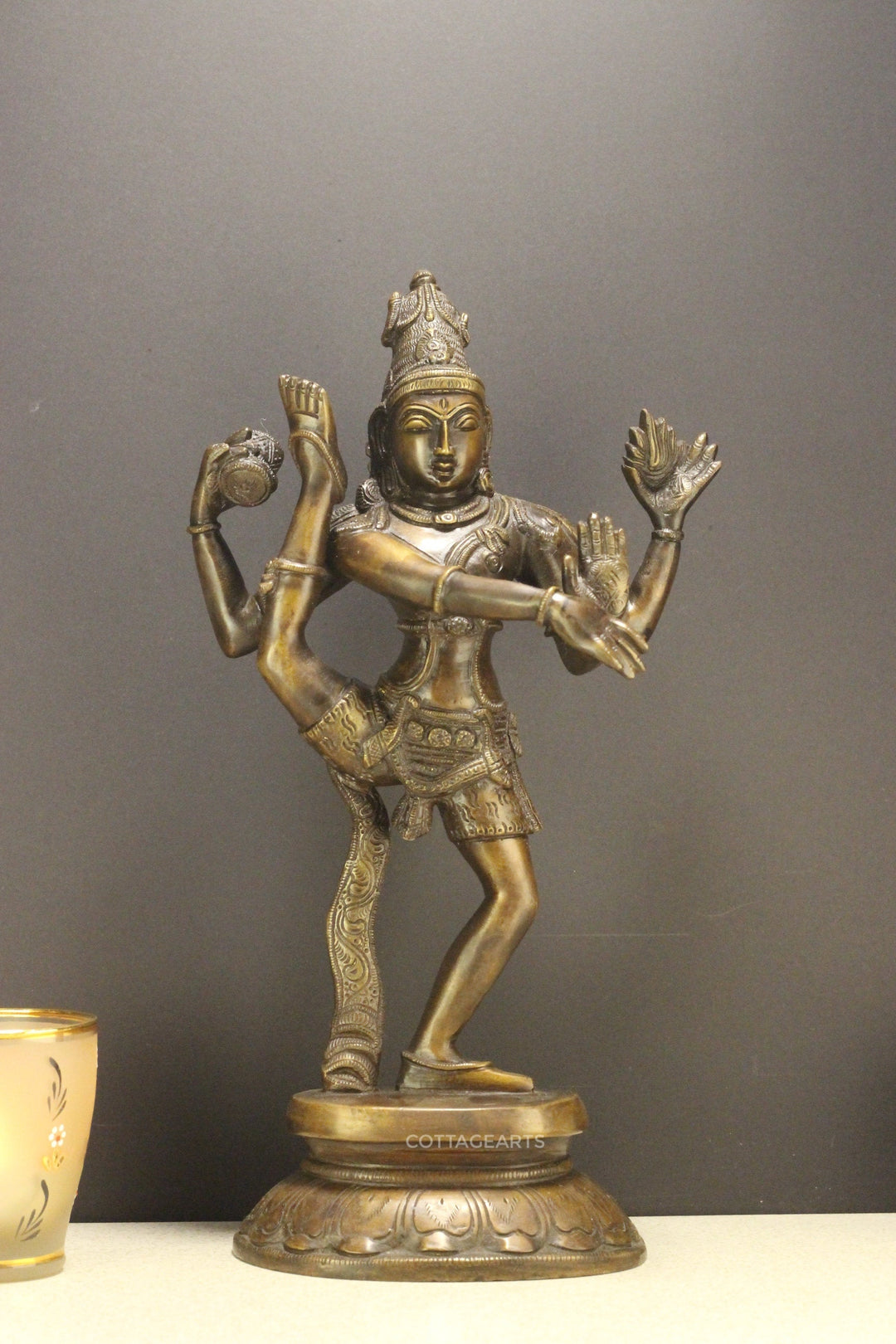 Brass Shiva Tandav 12