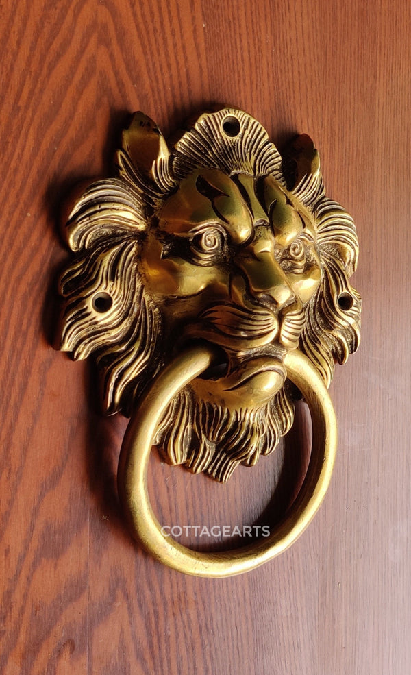 Brass Lion Door Knocker