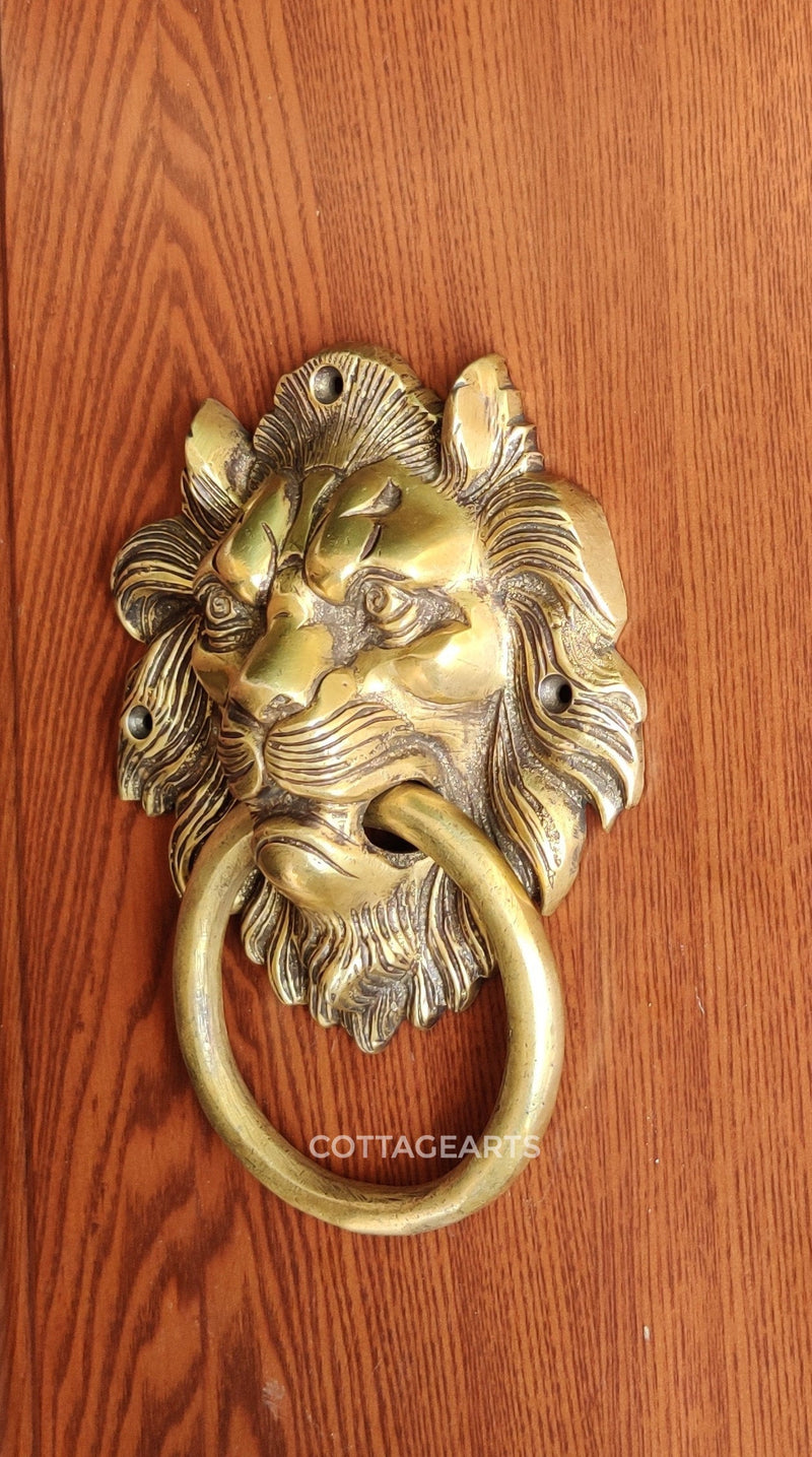 Brass Lion Door Knocker