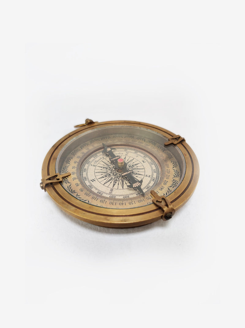Vintage Look Brass Compass,