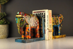 Wooden Book-Ends,Elephant