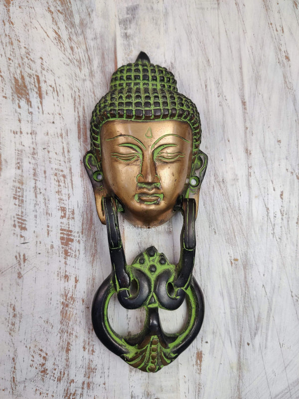 Brass Buddha  Door Knocker