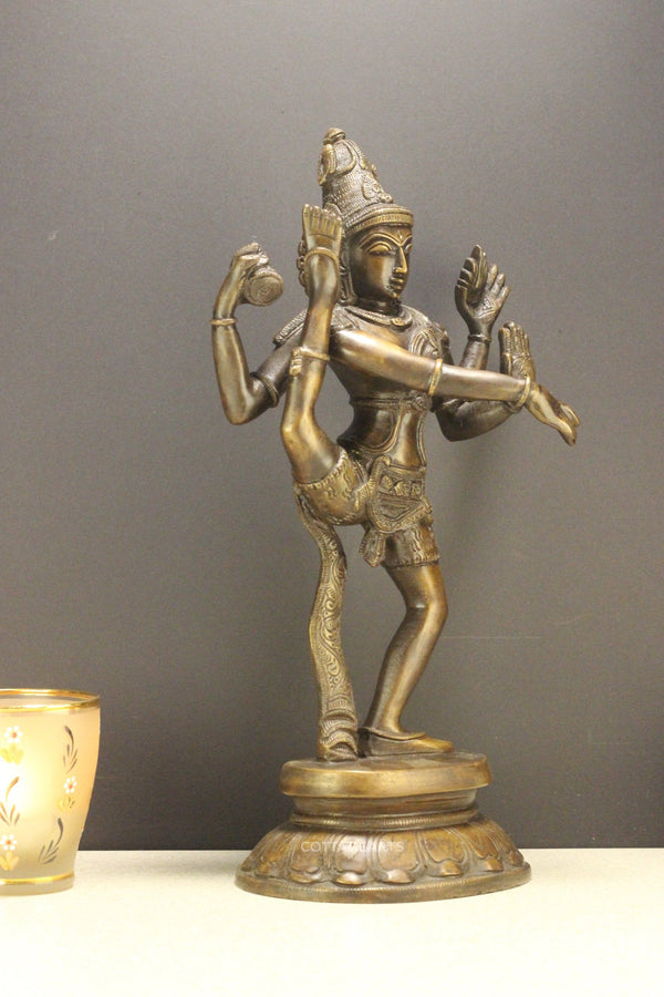 Brass Shiva Tandav 12"