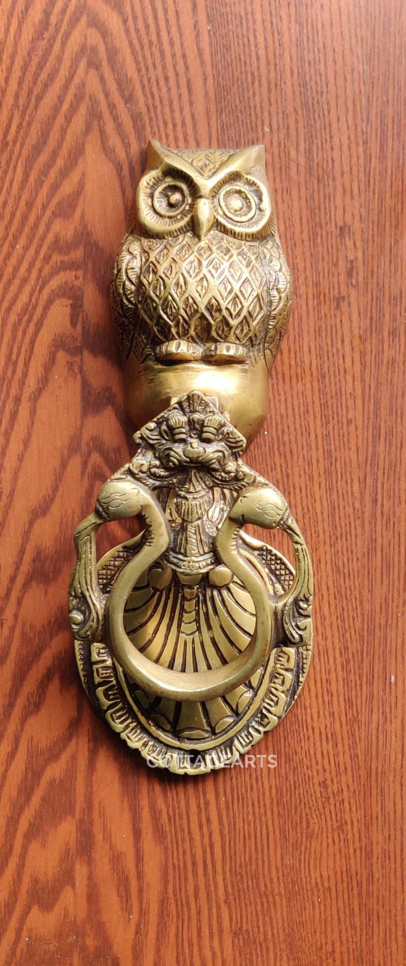 Brass Owl Door Knocker