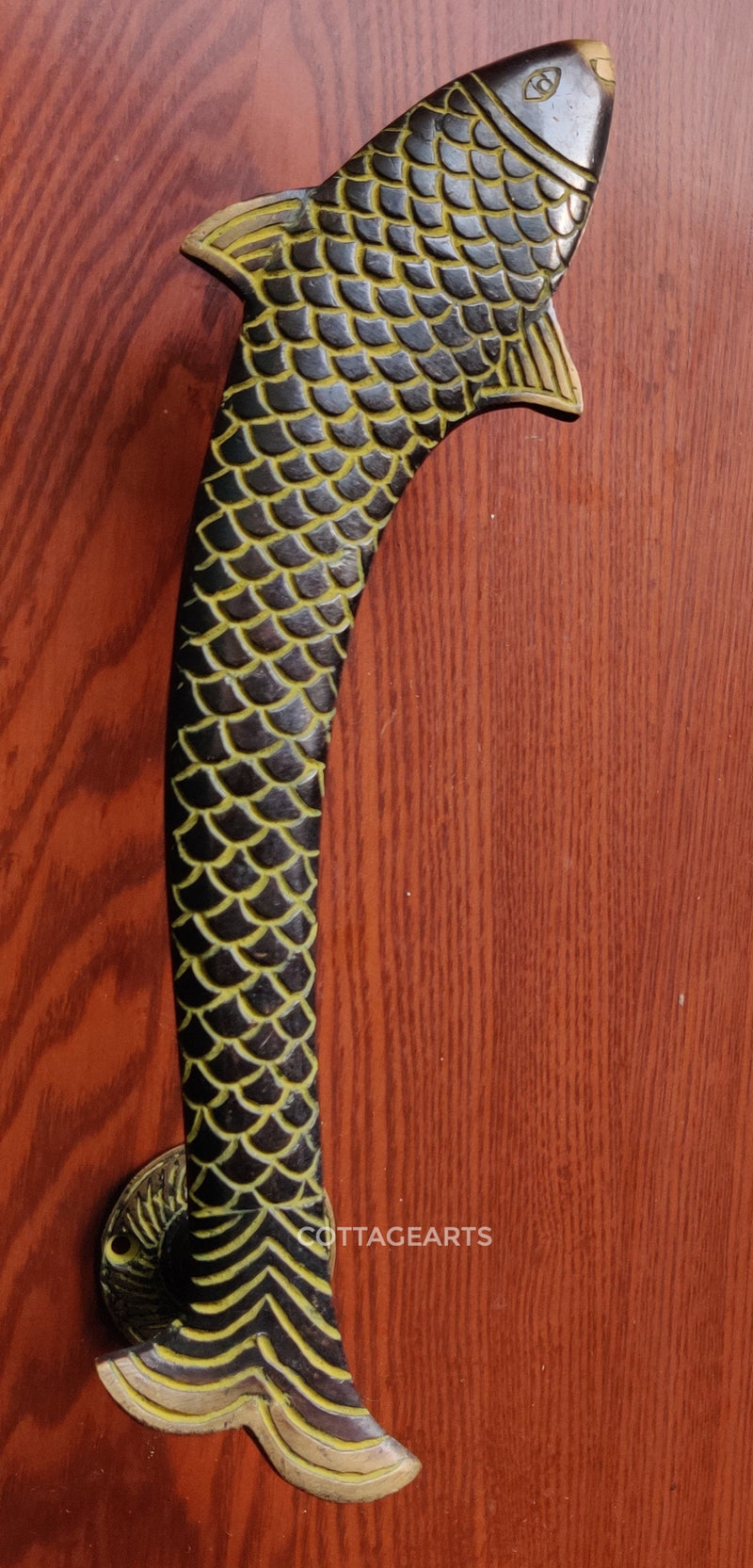 Brass Fish Door Handle