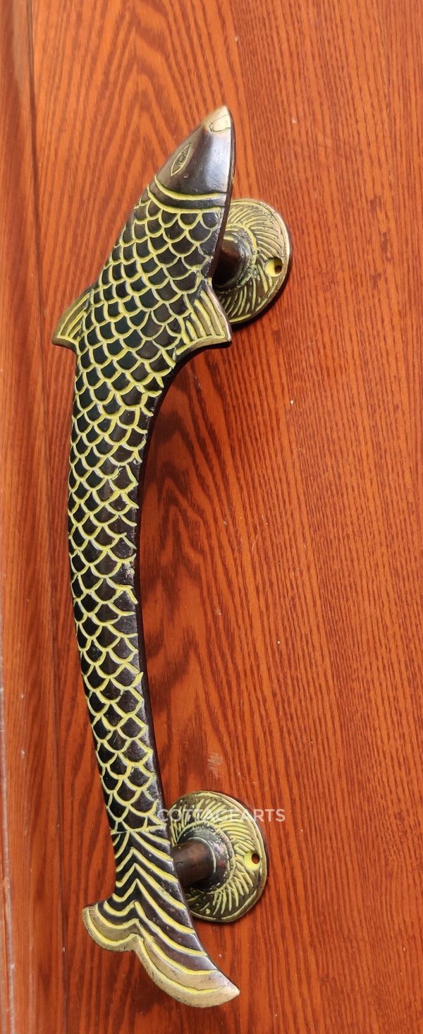 Brass Fish Door Handle